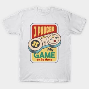 Paused Game T-Shirt